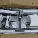 Industrial Semi Flush Mount Ceiling Light Fixture,4-Light Kichen Light Fixture Ceiling Mount,Farmhouse Chandelier,Modern Black Ceiling Light for Dining Room, Bedroom, Hallway (Dia.14.6"-Square)