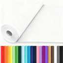 Vanhench 48"x 2520" (210') White Wrapping Paper Easel Painting Drawing Paper Roll Kids Art Supplies, Chart Poster Bulletin Board Paper Roll Arts & Crafts Wrap Gift Wrapping Paper 70GSM 55LB