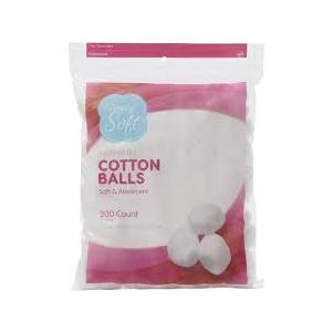 2 x Simply Soft 888277681937 Cotton Balls 200 Count Ss Jumbo .65G