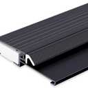 Tandefio 1 Pcs 4-9/16"x1"x36" Exterior Door Threshold Heavy Duty Aluminum Outswing Fixed Bumper Sill, Composite Material Base with Aluminum Top and Seal Outswing Door Threshold (Black)