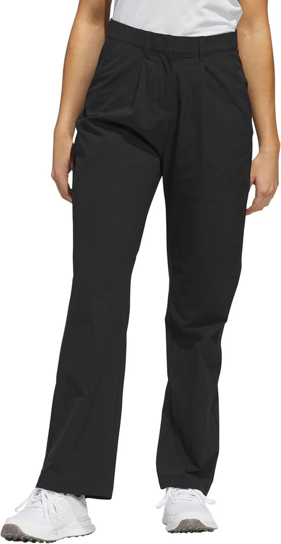 Adidas Womens Ultimate365 Tour Pleated Pant (14, Black)