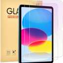2 Pack Anti Blue Light Screen Protector for iPad 11th A16 2025 [11 Inch],iPad 10th [10.9 inch] 2022,9H Hardness Tempered Glass Film,Anti-uv,Eye Protection,Touch Sensitive,Anti-Scratch