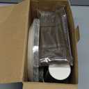 AIRE 175PCS Black and Gold Paper Plates Party Supplies for 25 Guests Disposable Party Decorations Dinnerware Golden Dot Black Paper Plates Napkins Cups Gold Plastic Forks Knives Spoons for Parties