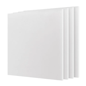 JOIKIT 4 Pack 12 x 12 Inch UHMW Polyethylene Sheets, 1/4 Inch Thick Ultra High Molecular Weight Opaque White Plastic Sheet for Home, Industrial, Automobile, Impact Resistant