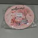 2 x Valentines Day Decorations St Patricks Day Decorations Reversible Valentines Wreath Truck Door Decor Hanging Wall Welcome Sign Wooden Front Door Hanger Wreath for Porch Wall Indoor Home Decor