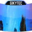 Universal Softball Visor - Softball Eye-Shield Mask - Baseball Sports Sunglasses - Face Shield (Blue)