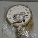 Nicky Bigs Novelties Jumbo Clock Necklace Prop 10 Oversized Clock on 16 Chain White Rabbit Flavor HipHop Costume Accessory Lightweight Plastic Cosplay Halloween Decoration