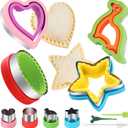 4 Pack Sandwich Cutters Cookie Cutters Sandwich Maker Bread Maker Lunchbox 4 Small Cookie Cutters