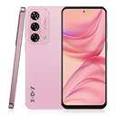 Xgody Unlock Phone Mate 60,6.79 Inch HD+ Screen Smartphone,4G Dual SIM Cheap Mobile Phones 4GB+ 128GB Expanded 512G 5280mAh 21MP Camera T-Mobile Android Phone with Finger&Face Unlock,  Light Pink