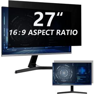 2 Pack Magnetic Computer Privacy Screen 27 inch for 16:9 Widescreen Monitor