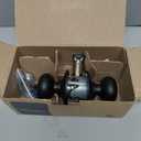 Schlage F51A PLY 622 Plymouth Door Knob, Keyed Entry Lock, Matte Black