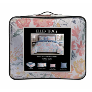 Ellen Tracy. 5 Piece Comforter Set King Size
