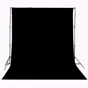 HMTfoto Black Backdrop for Photography Portrait Background Screen for Photo Backdrop Video Photography Studio (8x10ft, Black)