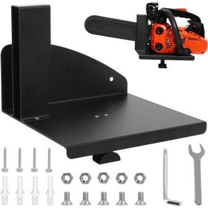 Universal Chainsaw Wall Mount Holder Heavy Duty Steel Rack for Stihl & Most Chainsaws, Capacity, Multi-Functional Garage & Workshop Organizer by Zejoot