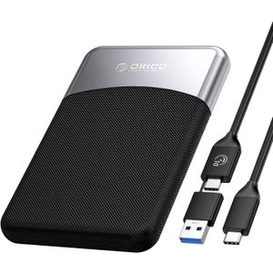 ORICO 128GB External SSD with 2 in 1 USB C Cable, Portable Solid State Drive USB 3.2 Gen 1 Up to 460MB/s, Dust and Drop Resistance, Reliable Storage for USB-C Smartphone, PC, Tablet, Labtop - M25PRO