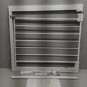 Safety 1st Easy Install Walk Thru Baby Gate for Doorway With Door, Dog Gates, Fits 29"-38", Easy Install 28" Tall, White