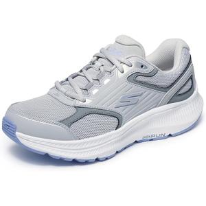 Skechers Women's Go Run Consistent 2.0 Advantage, grey/Purple, 6.5
