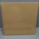 Paper Junkie 12x12 Scrapbook Album Hardcover (Blank), Kraft Paper Material Spiral Bound Sketchbook for Drawing, Writing, Arts and Crafts Projects, Home, Office, School (40 Sheets Total)