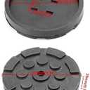 4PCS Car Auto Jacking Lift Pads,Round Heavy Duty Car Lift Pads Rubber Arm Pads Lift Pad Fit for Auto Car Lift Truck Hoist (B)