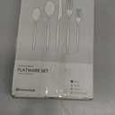 KINGSTONE Silverware Set, 60-Piece Flatware Set Cutlery Set Premium 18/10 Stainless Steel, Tableware Include Forks Knives Spoons for Home Kitchen Restaurant Wedding, Dishwasher Safe