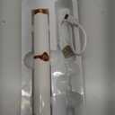 Heated Eyelash Curler - 2-in-1 Clip-Type Design, 3 Temperature Modes, USB Rechargeable Electric Eyelash Curler, Natural Curling 24H Long-Lasting Curl, Gift for Women & Girls, White