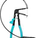 DURATECH Flexible Hose Clamp Pliers, 27" Long Reach Radiator Hose Clamp Removal Tool with Ratchet Locking Mechanisms, Spring Clamp Pliers for Automotive, Car, and Truck Repairs