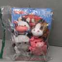 Melissa & Doug Animal Hand Puppets (Set of 2, 4 Animals in Each) - Zoo Friends and Farm Friends