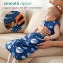 Baby Sleep Sack, 1.0 TOG Cozy Wearable Blanket, Soft Sleeping Bag with Zipper, Toddler Sleep Sack 0-3-6-12-24-3T