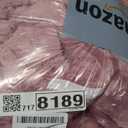 Honeydak Bubble Faux Fur Stuffed Animal Storage Bean Bag Chair Cover (No Filler), Bubble Plush Stuffed Bean Bag Chair Cover Without Filling for Home Bedroom Decor Organizing (L,Purple)