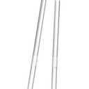 Carlisle FoodService Products Broom with Dustpan Combo Set DuraPan, Adjustable Broom and Dustpan Set, Lightweight Metal and Plastic Design, 36", 4 Pack, Black