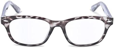 Eye Squared Reading Glasses for Women and Men | Stylish Durable and Comfortable Readers