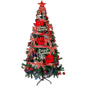 Artificial Christmas Tree Set Innovative Exquisite Easy Assembly 5.9ft Christmas Tree Xmas Tree Decoration for Home Living Room Office