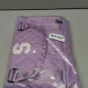 Personalized Initial Duffle Bag - Overnight Weekender with Shoe Compartment & Monogram Travel Bag - Friend Gift (Letter S) (Purple)