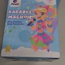 Mini Karaoke Machine for Kids Adults, 2025 TOP Christmas Birthday Gifts for Boys 3,4,5,6,7,8,9,10+ Years Old Toddler Toys, Portable Bluetooth Speaker with 2 Wireless Karaoke Microphones Player (Black)