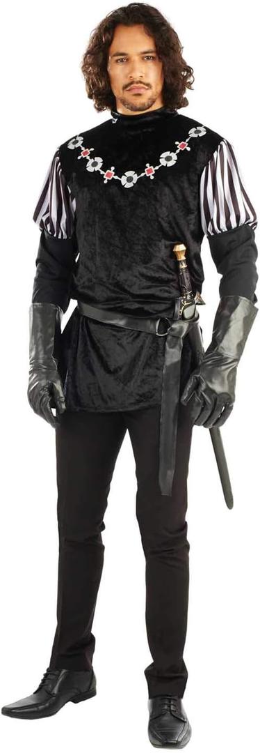 fun shack Sheriff Of Nottingham Costume For Men, Knight Costume, Male Medieval Outfit, Mens Medieval Attire (X-Large)