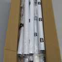Outdoor Curtain Rod 31-144 inch Adjustable Long Spring White Shower Tension Curtain Rod Extra Long Outdoor Rods for Patio Bathroom Windows No Drilling, No Rust