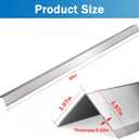 10 Pack Stainless Steel Wall Corner Guard Metal Wall Corner Guard Wall Protection 304 Stainless Corner Guard 2 x 2 x 48 inch with 90-Degree Angle