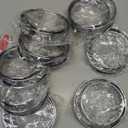 16Packs English Muffin Rings Crumpet Rings 4 inch Stainless Steel Double Rolled Tart Rings 4 inch & 3.15 inch, Round Metal Cooking Pastry Ring Molds for cookies, pancakes,