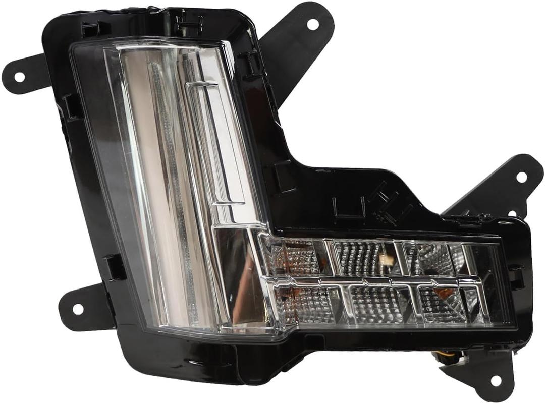 Right Fog Light Assembly Without Crash Brake Compatible with 2015-2020 Escalade Turn Signal Light Daytime Running Light Passenger Side GM2531138 84575580 (Right)