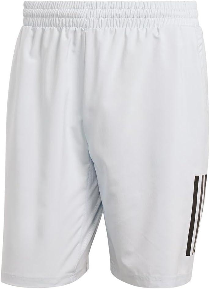 Mens Adidas Spring Club 3-Stripe Short (XX-Large/7" Inseam, Halo Blue)
