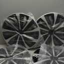 Hubcap Wheel Cover Replacement R17 Hub Caps Universal Wheel Rim Cover ABS Material Exterior Accessories for Car Truck SUV -Set of 417-inchSilver-Black