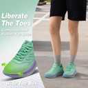 Women's Orthopedic Road Running Shoes: Comfortable Arch Supports Plantar Fasciitis Orthotic Sports Athletic Sneakers, Casual Flat Feet High Arch Tennis Work Walking Shoes for Foot Heel and Pain Relief (6.5, W2-lake Blue)