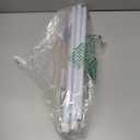 AIZESI 2pcs White Curtain Rod No Drilling Adjustable Spring Tension Rod 31 to 54 Inch Small Expandable Spring Loaded Curtain Rods for Windows,Cupboard, Kitchen Cabinets,Bathroom