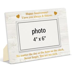 Anniversary Picture Frame Gifts for Men Women Husband Wife Couple