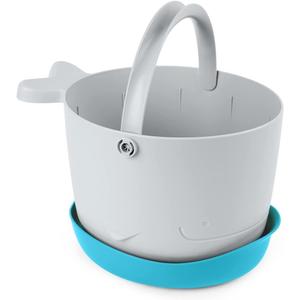 Skip Hop Bath Toy Storage, Moby Stowaway Bucket, Grey