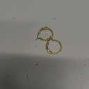 COACH Women's Signature Hoop Earrings