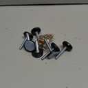 Furniture Leveler PTFE(Teflon) Bottom(28mm Base),Threaded Shank(1/4-20) Adjust Pads,Table/Chair/Cabinet/Sofa Medium Adjustable Legs Leveling,Nuts Installation and Floor Protection(8 Pack)