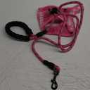 Dog Harness Step-in Breathable Puppy Cat Dog Vest Harnesses for Small Medium Dogs Pink Checkered (L (Chest 17''-20'', Weight 14-19 lb))