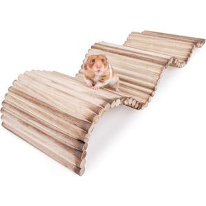 Niteangel Small Animal Climbing Toys - Suspension Bridge Ladder for Hamsters Gerbils Mice Rats Guinea Pigs or Other Small Pets (23.6'' x 7.8'')