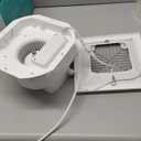 FASDUNT Bathroom Exhaust Fan with Light, 1.0 Sones Ultra Quiet Ceiling Mount Ventilation, 120 CFM for Moisture and Odor Removal, Easy Install in Home Bath and Shower Room